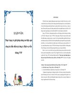 Thực trạng và giải pháp nâng cao hiệu quả công tác đấu thầu tại công ty Dịch vụ viễn thông VNP