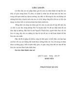 Báo cáo thực tập tốt nghiệp quản trị nhân lực: thực trạng và giải pháp nâng cao hiệu quả công tác tuyển dụng công chức ở huyện quế võ  tỉnh bắc ninh