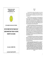 Một số biện pháp đẩy mạnh hoạt động marketing trong Hợp tác xã nông nghiệp tại An Giang