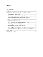 TIỂU LUẬN xã hội học CHUYÊN BIỆT