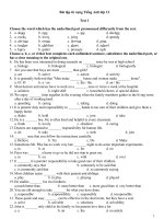 11 bai tap tu vung tieng anh lop 12