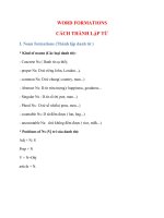 18  CÁCH THÀNH lập từ 