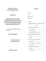 Một số giải pháp chủ yếu góp phần phát triển dịch vụ Ngân hàng bán lẻ tại Ngân hàng Ngoại thương Việt Nam trong giai đoạn hội nhập Quốc tế