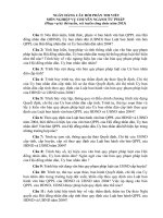 câu hỏi thi viết công chức ngành tư pháp 2013 