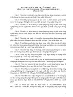 câu hỏi thi viết công chức ngành công nghệ thông tin 2013 