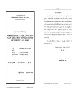 MÔ PHỎNG DAO ĐỘNG CỦA ĐỘNG CƠ ĐỐT TRONG VÀ XEM XÉT ẢNH HƯỞNG CỦA NÓ LÊN ĐỘ ÊM DỊU CHUYỂN ĐỘNG CỦA Ô TÔ DU LỊCH