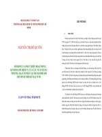 Mở rộng và phát triển hoạt động kinh doanh dịch vụ của các ngân hàng thương mại cổ phần tại Tp