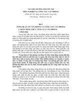 TÀI LIỆU HƯỚNG DẪN ÔN TẬP MÔN NGHIỆP VỤ CÔNG TÁC VĂN PHÒNG (Phần thi viết, dùng cho thi tuyển Công chức Văn phòng – Thống kê cấp xã)