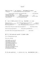 Giáo án tiếng Anh 7 unit15