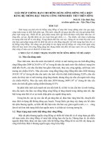GIẢI PHÁP CHỐNG HẠN CHO ĐỒNG BẰNG SÔNG HỒNG MÙA KIỆT BẰNG HỆ THỐNG BẬC THANG CÔNG TRÌNH ĐIỀU TIẾT TRÊN SÔNG