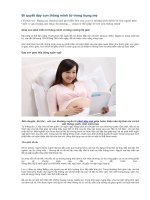 Bí quyết dạy con thông minh từ trong bụng mẹ