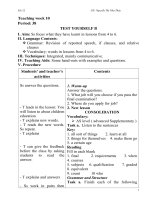 TEST YOURSELF b GIÁO ÁN MÔN TIẾNG ANH LỚP 12