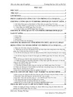 Báo cáo thực tập tốt nghiệp quản trị văn phòng tại HĐND UBND QUẬN NAM từ LIÊM