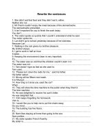 Anh7 rewrite the sentences