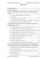 Báo cáo thực tập tốt nghiệp Văn thư  Lưu trữ tại HỌC VIỆN CHÍNH TRỊ KHU vực 1