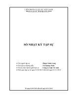 Nhật ký tập sự nghề luật sư