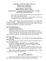 Hop dong thue nha TT3 A46 Khu do thi Van Quan Ha Dong Ha Noi