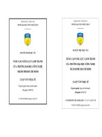 Nâng cao năng lực cạnh tranh của trường đại học Công nghệ thành phố Hồ Chí Minh