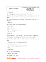 Đề thi khảo sát chất lượng đầu năm môn Toán lớp 9 trường THCS Phổ Thạnh, Quảng Ngãi năm 2015 - 2016