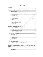 Tìm hiểu về ngôn ngữ J2ME và ứng dụng xây dựng chương trình chơi cờ CARO trên điện thoại di động 