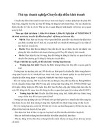 Thủ tục doanh nghiệp Chuyển địa điểm kinh doanh