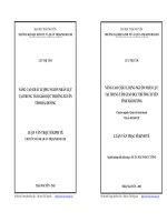 Nâng cao chất lượng nguồn nhân lực tại trung tâm giáo dục thường xuyên tỉnh Hải Dương