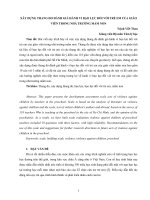 Thang đo đánh giá hành vi bạo lực đối với trẻ em của giáo viên trong trường mầm non