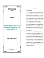 Một số giải pháp nhằm duy trì và đào tạo phát triển nguồn nhân lực tại Công ty Bảo Việt Đồng Nai đến năm 2015