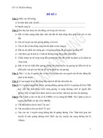 Một số đề thi HKI Vật lý 7 TPHCM