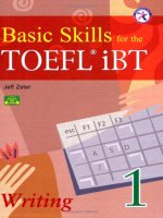 Basic skills for the TOEFL iBT 1 writing