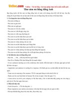 Thư cảm ơn bằng tiếng Anh