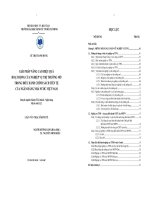 Nâng cao hiệu quả hoạt động của nghiệp vụ thị trường mở trong điều hành chính sách tiền tệ của Ngân hàng Nhà nước Việt Nam