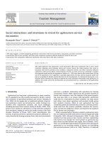 Balamory revisited: An evaluation of the screen tourism destinationtourist nexus