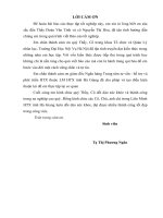 Báo cáo thực tập tốt nghiệp quản trị nhân lực: Công tác xóa đói giảm nghèo bền vững thông qua mô hình hợp tác xã ở tỉnh hà giang giai đoạn 2013 2018