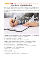 Hướng dẫn cách viết email tiếng Anh hay