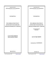 Nâng cao hiệu quả sử dụng vốn đầu tư xây dựng cơ bản từ NSNN trên địa bàn thành phố Việt Trì tỉnh Phú Thọ