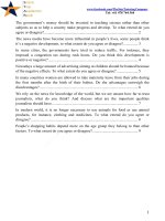 Những bài mẫu IELTS Writing band 8 từ examiners