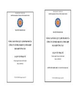 Nâng cao năng lực cạnh tranh của công ty cổ phần dịch vụ tổng hợp dầu khí Vũng Tàu