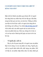 CÁCH ĐƠN GIẢN NHẤT CHỌN MUA BẾP TỪ HÃNG NÀO TỐT?