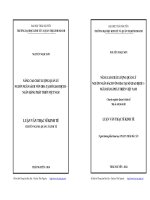 Nâng cao chất lượng quản trị rủi ro tín dụng tại Vietcombank TP. Hồ Chí Minh