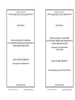 Nâng cao năng lực cạnh tranh của Ngân hàng Thương mại Cổ phần Đầu Tư và Phát triển Thái Nguyên