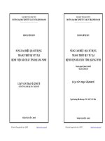 Nâng cao hiệu quả sử dụng trang thiết bị y tế tại bệnh viện bãi cháy tỉnh Quảng Ninh