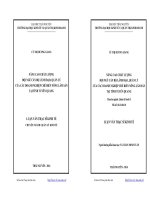 Nâng cao chất lượng đội ngũ cán bộ lãnh đạo, quản lý của các doanh nghiệp chế biến nông lâm sản tại tỉnh Tuyên Quang
