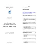 Một số giải pháp hạn chế rủi ro lãi suất trong hoạt động kinh doanh của Ngân hàng thương mại Việt Nam