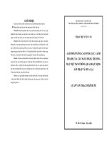 Nâng cao năng lực cạnh tranh của các Ngân hàng thương mại Việt Nam thông qua hoạt động sáp nhập và mua lại