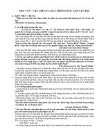 NHÀ VĂN CHỦ THỂ QUÁ TRÌNH SÁNG TẠO