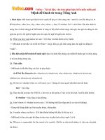 Mệnh đề Danh từ trong Tiếng Anh