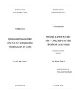 Một số giải pháp nhằm phát triển công ty cổ phần dịch vụ bưu chính viễn thông Sài Sòn đến năm 2015