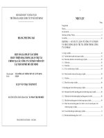 Một số giải pháp tài chính hoàn thiện hoạt động quản trị tài chính tại các Công ty Cổ phần niêm yết tại TP