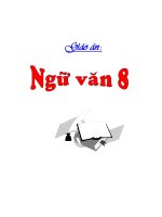 Giáo án ngữ văn lớp 8 cả năm
